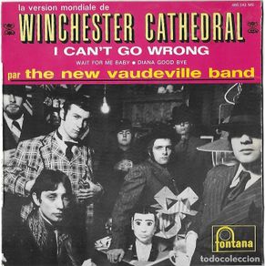 Dischi in vinile: NEW VAUDEVILLE BAND, THE: WINCHESTER CATHEDRAL / WAIT FOR ME BABY / I CAN´T GO WRONG / DIANA GOODBYE